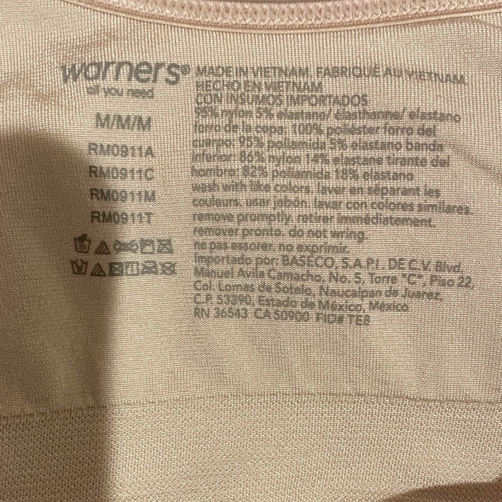 Warner's Cream Women's Bra